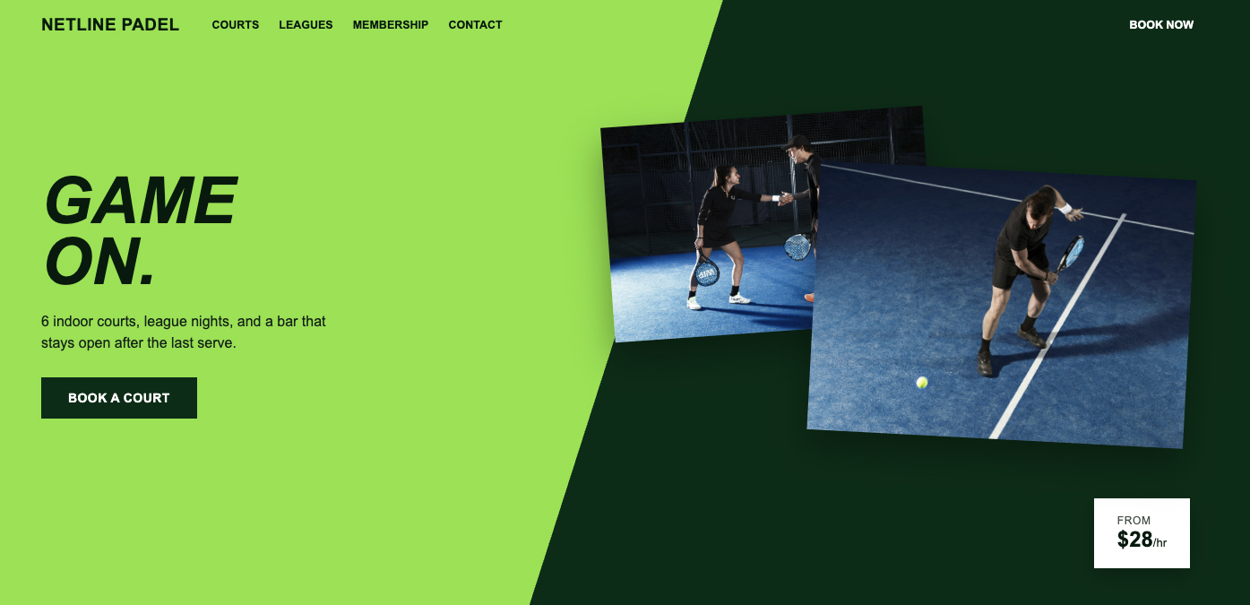 Beauty & personal services template preview