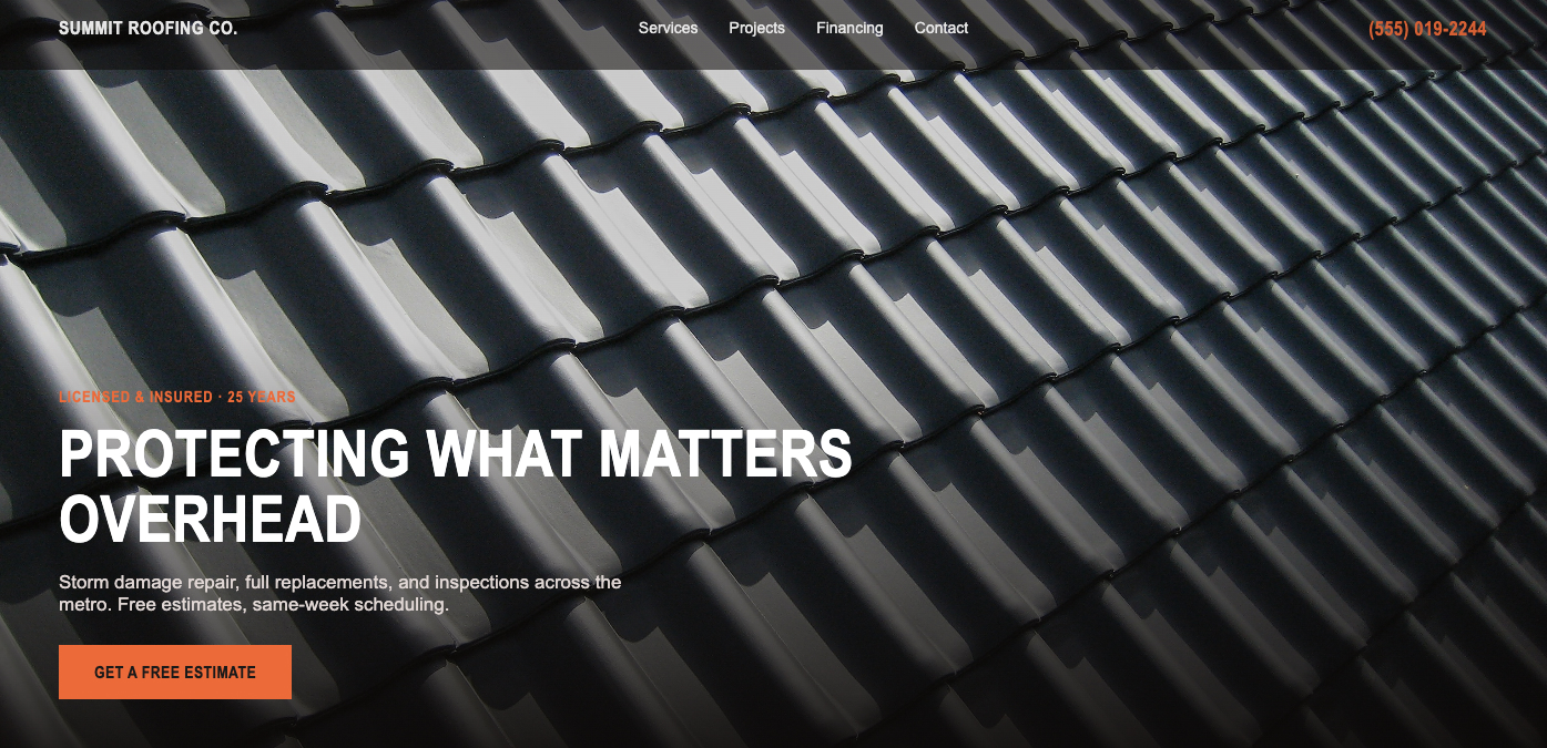 Cleaning companies template preview